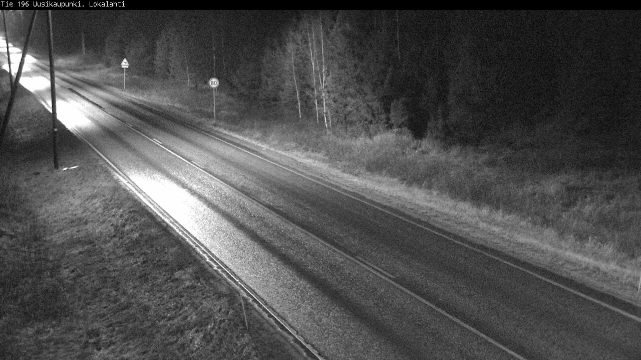 Weather Camera Image Väg 196 Nystad, Lokalax, Uusikaupunki, Varsinais-Suomi