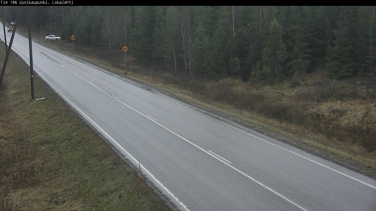 Weather Camera Image Väg 196 Nystad, Lokalax, Uusikaupunki, Varsinais-Suomi