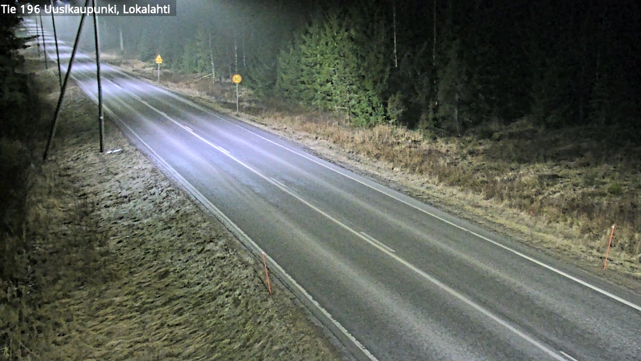 Weather Camera Image Väg 196 Nystad, Lokalax, Uusikaupunki, Varsinais-Suomi