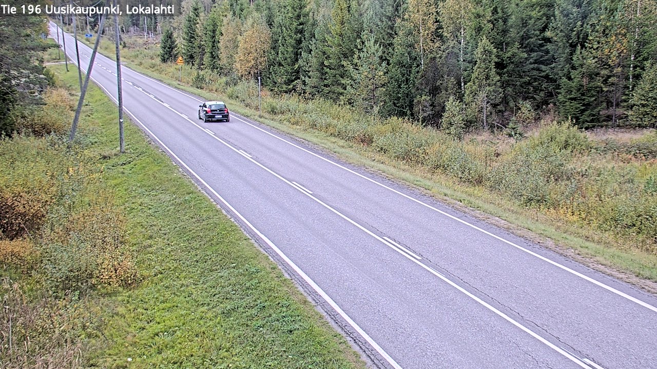 Weather Camera Image Road 196 Uusikaupunki, Lokalahti, Uusikaupunki, Varsinais-Suomi