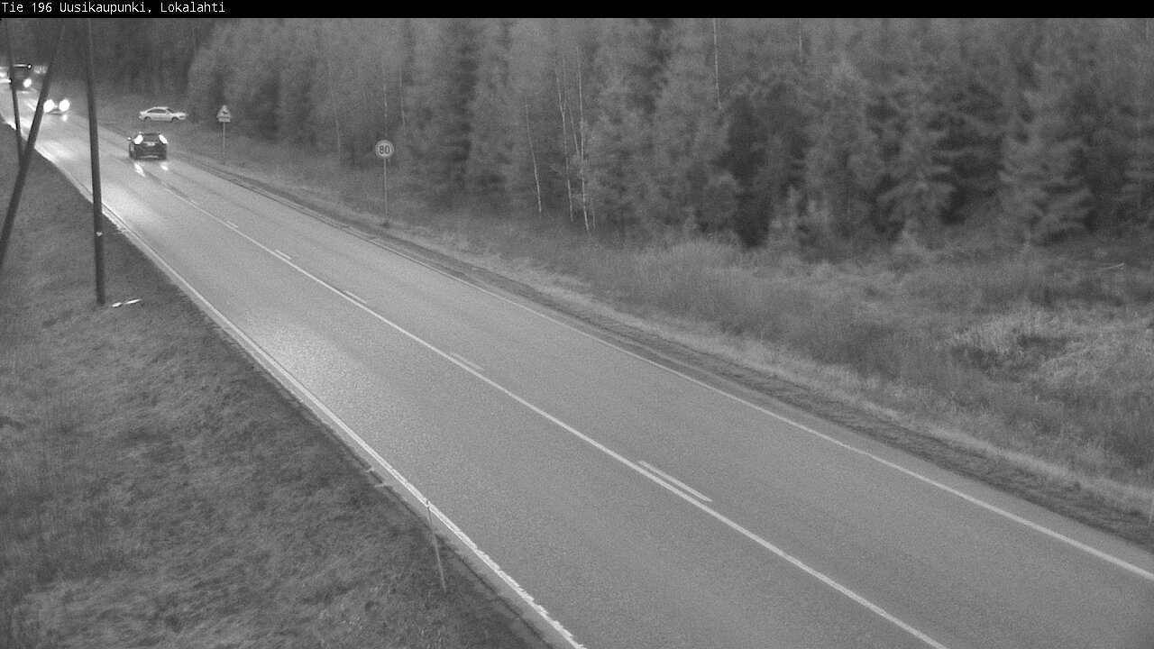 Weather Camera Image Väg 196 Nystad, Lokalax, Uusikaupunki, Varsinais-Suomi