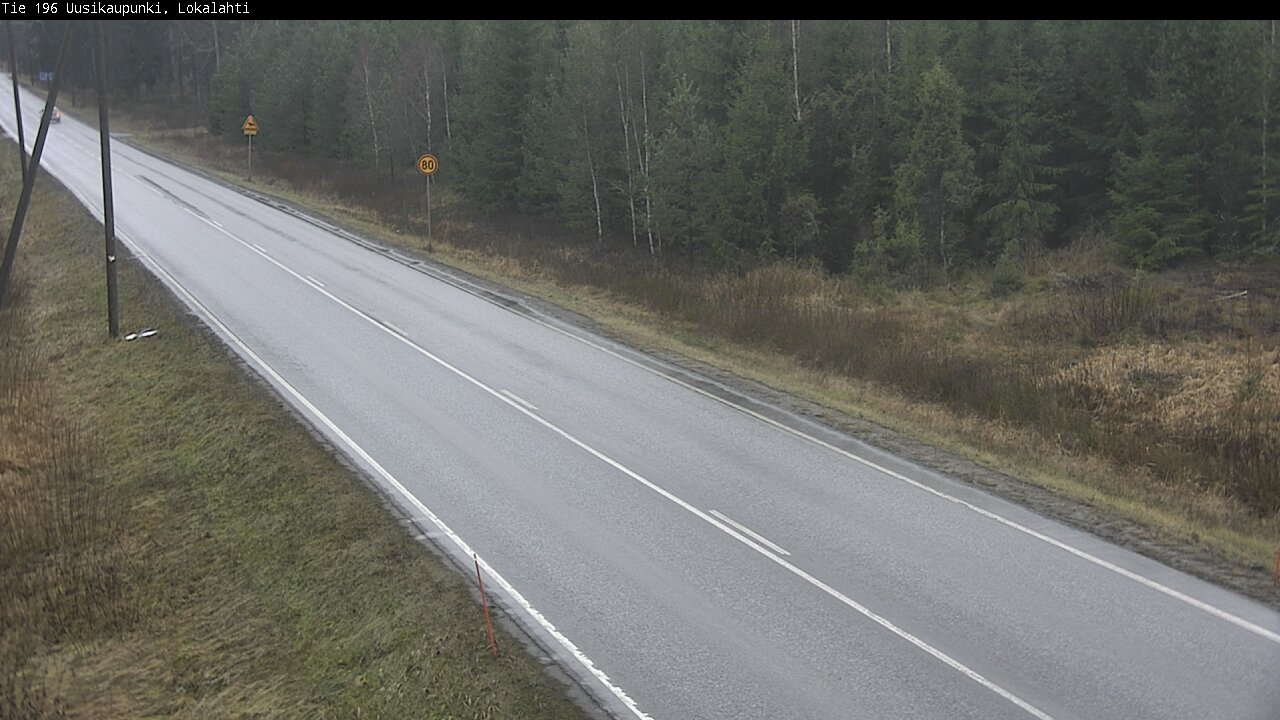 Weather Camera Image Väg 196 Nystad, Lokalax, Uusikaupunki, Varsinais-Suomi