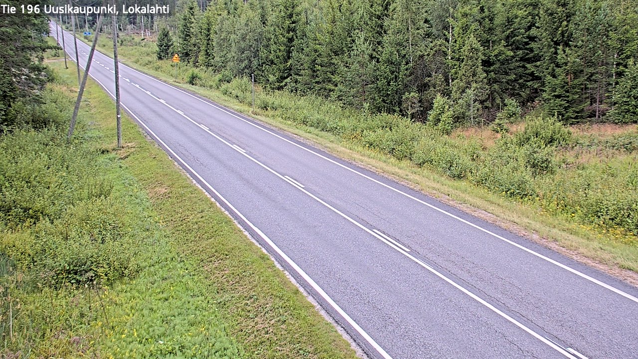 Weather Camera Image Road 196 Uusikaupunki, Lokalahti, Uusikaupunki, Varsinais-Suomi