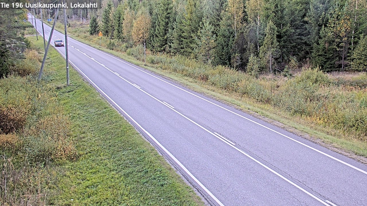 Weather Camera Image Road 196 Uusikaupunki, Lokalahti, Uusikaupunki, Varsinais-Suomi