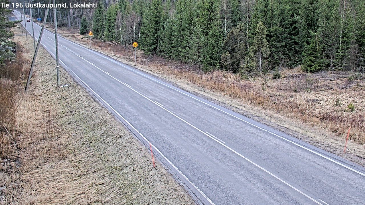 Kelikamerat Kuva Tie 196 Uusikaupunki, Lokalahti, Uusikaupunki, Varsinais-Suomi