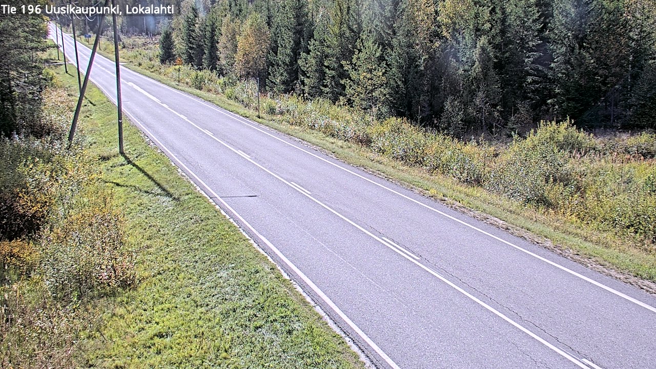 Weather Camera Image Road 196 Uusikaupunki, Lokalahti, Uusikaupunki, Varsinais-Suomi