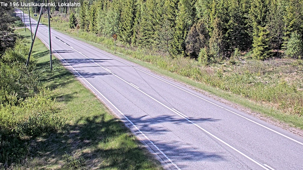 Kelikamerat Kuva Tie 196 Uusikaupunki, Lokalahti, Uusikaupunki, Varsinais-Suomi