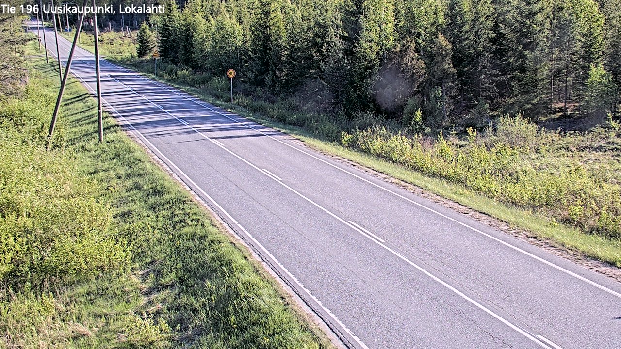 Kelikamerat Kuva Tie 196 Uusikaupunki, Lokalahti, Uusikaupunki, Varsinais-Suomi