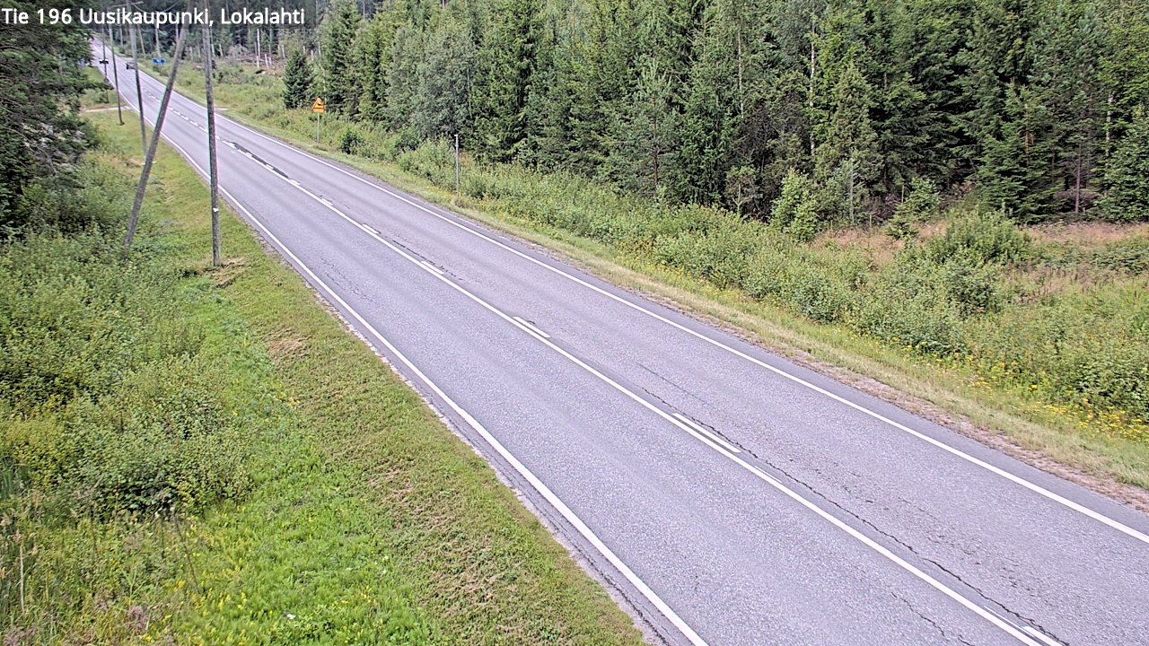 Weather Camera Image Road 196 Uusikaupunki, Lokalahti, Uusikaupunki, Varsinais-Suomi