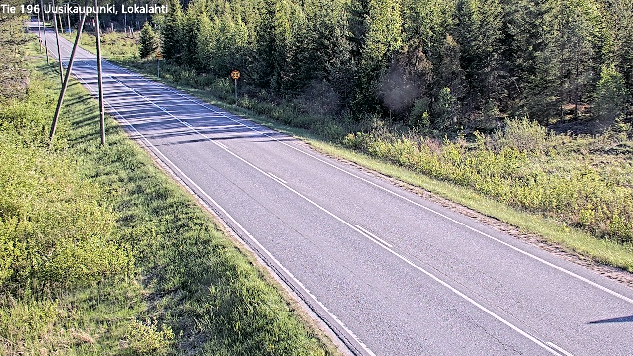 Kelikamerat Kuva Tie 196 Uusikaupunki, Lokalahti, Uusikaupunki, Varsinais-Suomi