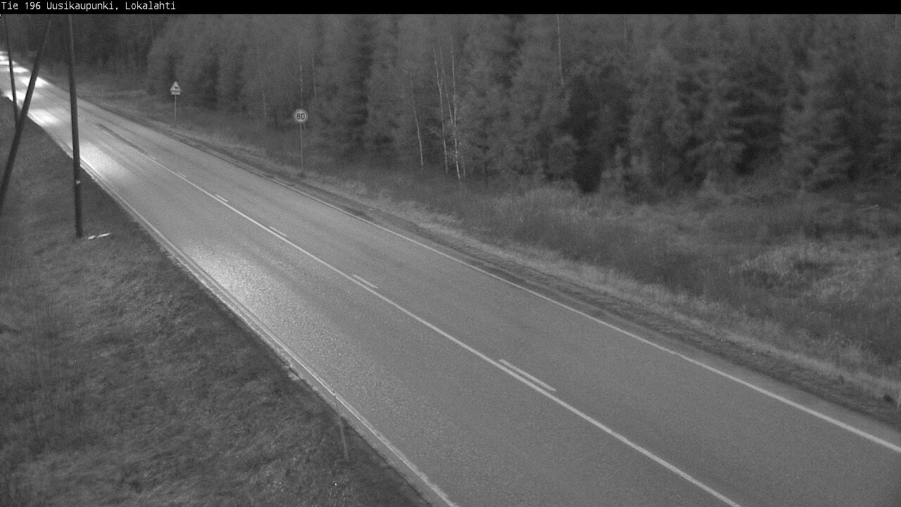 Weather Camera Image Väg 196 Nystad, Lokalax, Uusikaupunki, Varsinais-Suomi