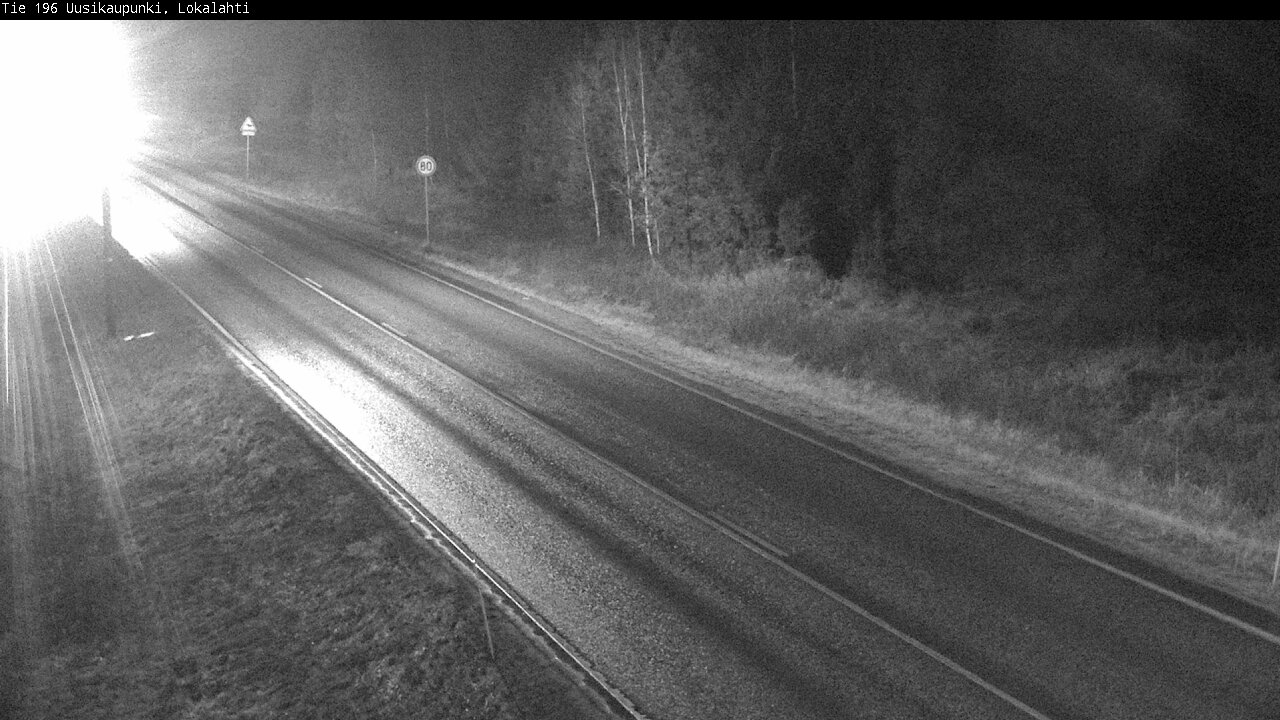 Weather Camera Image Väg 196 Nystad, Lokalax, Uusikaupunki, Varsinais-Suomi