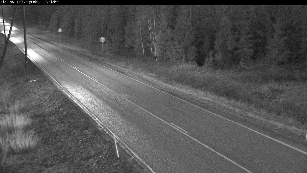 Weather Camera Image Väg 196 Nystad, Lokalax, Uusikaupunki, Varsinais-Suomi