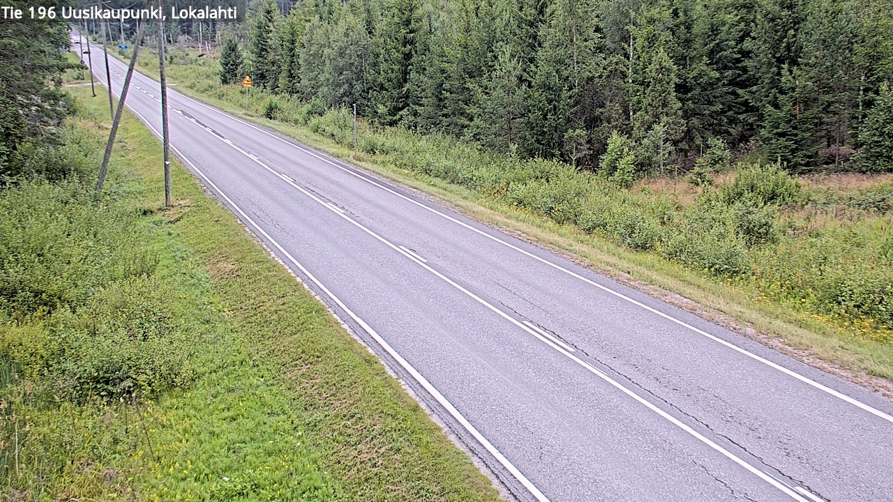 Weather Camera Image Road 196 Uusikaupunki, Lokalahti, Uusikaupunki, Varsinais-Suomi