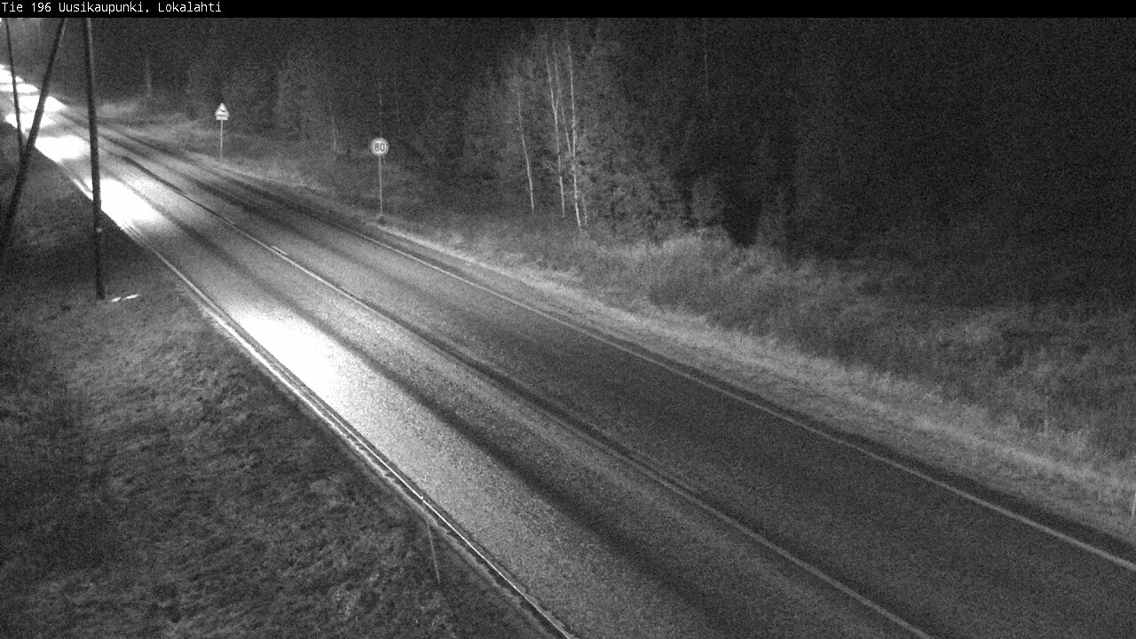 Weather Camera Image Väg 196 Nystad, Lokalax, Uusikaupunki, Varsinais-Suomi