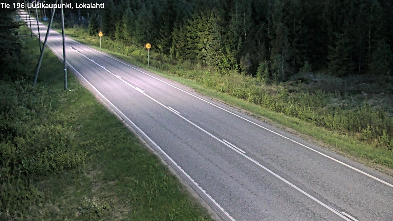 Kelikamerat Kuva Tie 196 Uusikaupunki, Lokalahti, Uusikaupunki, Varsinais-Suomi