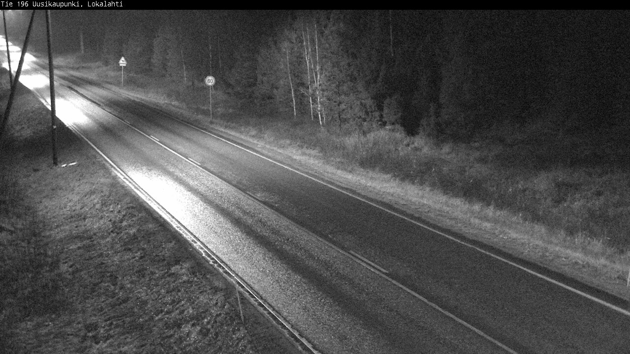 Weather Camera Image Väg 196 Nystad, Lokalax, Uusikaupunki, Varsinais-Suomi
