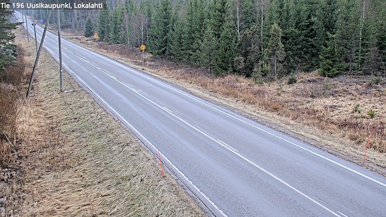 Kelikamerat Kuva Tie 196 Uusikaupunki, Lokalahti, Uusikaupunki, Varsinais-Suomi