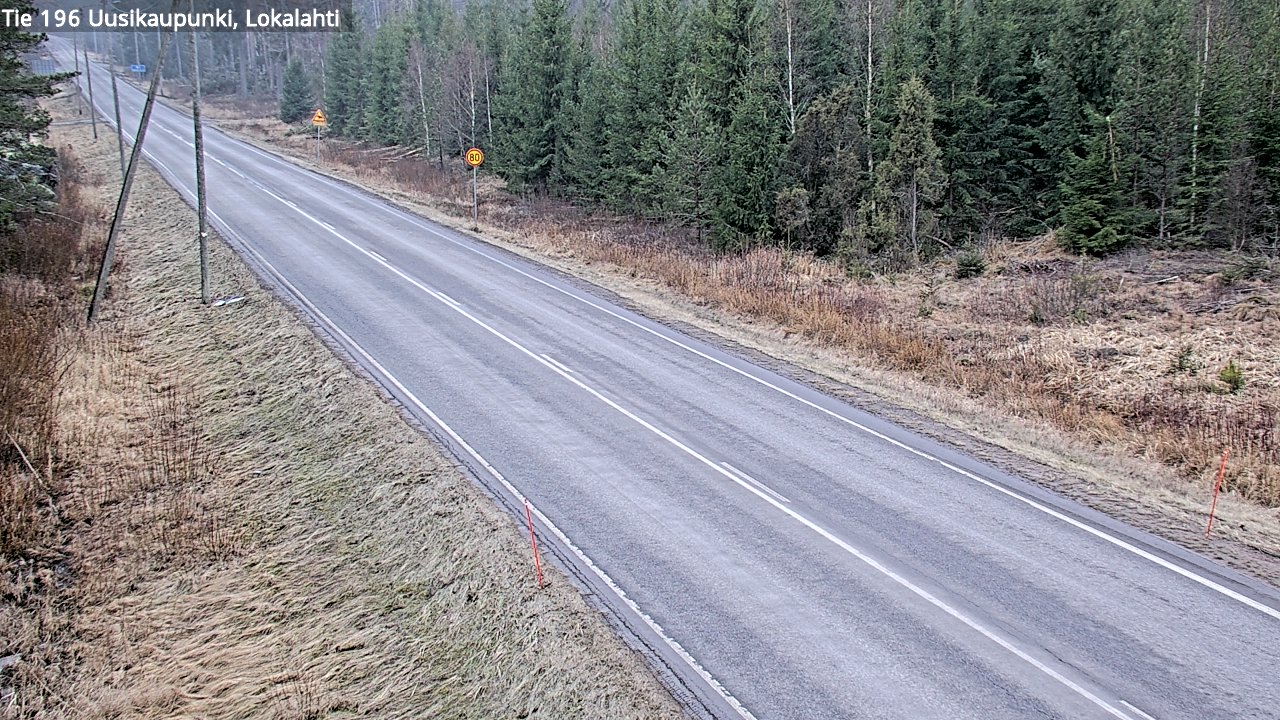 Kelikamerat Kuva Tie 196 Uusikaupunki, Lokalahti, Uusikaupunki, Varsinais-Suomi