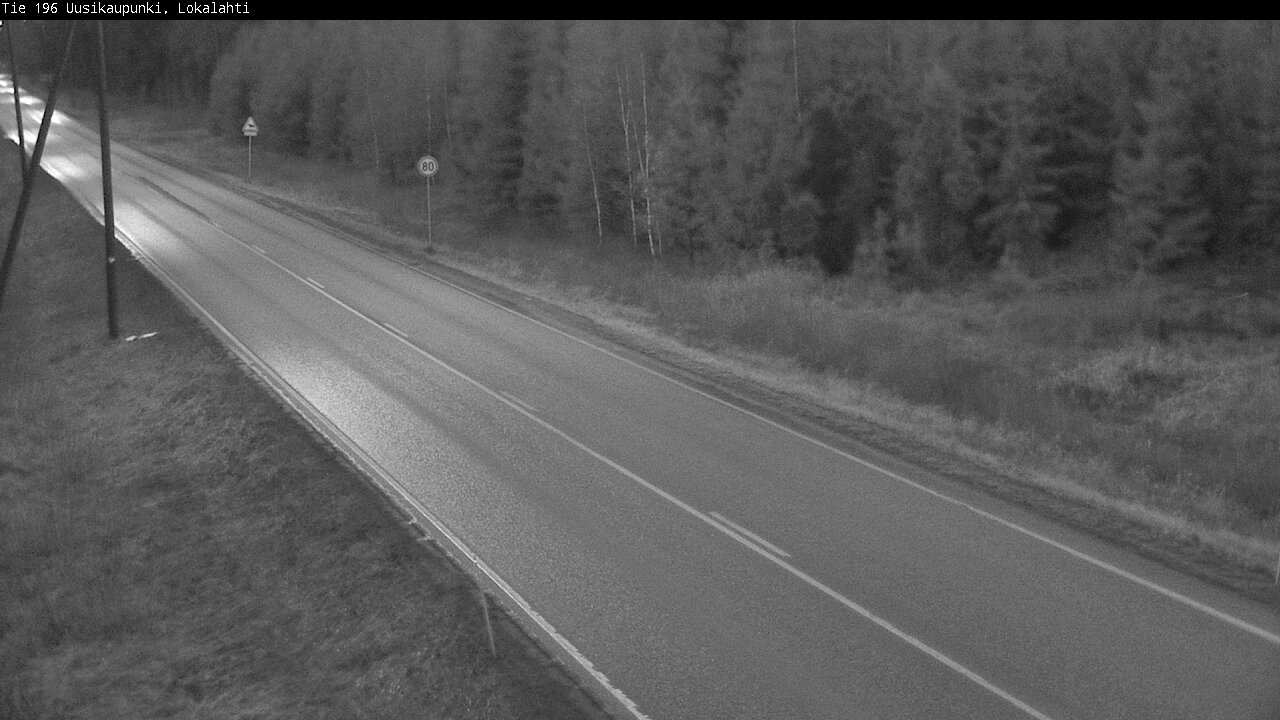 Weather Camera Image Väg 196 Nystad, Lokalax, Uusikaupunki, Varsinais-Suomi