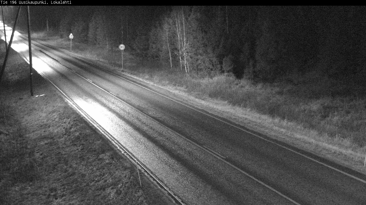 Weather Camera Image Väg 196 Nystad, Lokalax, Uusikaupunki, Varsinais-Suomi