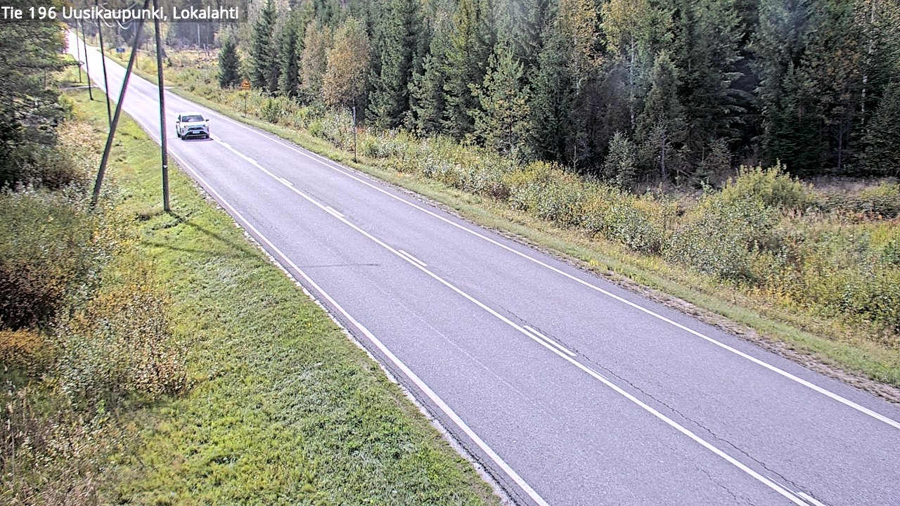 Weather Camera Image Road 196 Uusikaupunki, Lokalahti, Uusikaupunki, Varsinais-Suomi