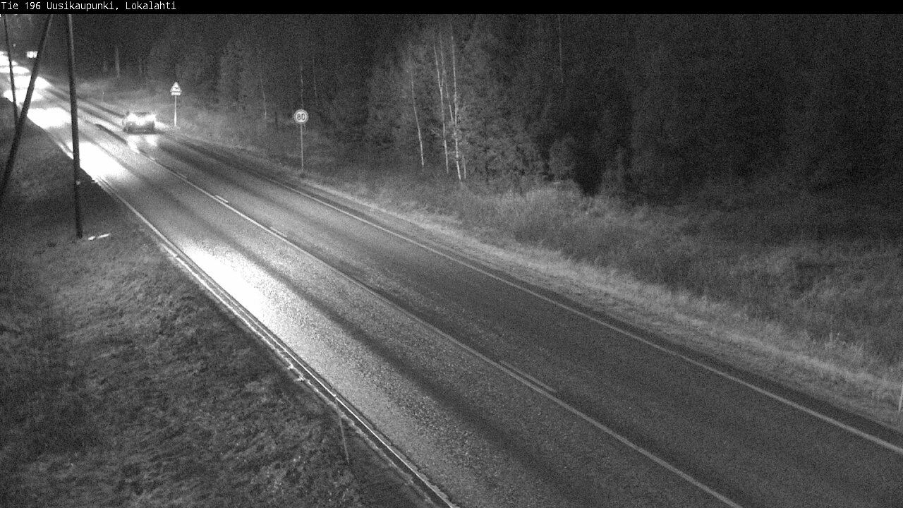 Weather Camera Image Väg 196 Nystad, Lokalax, Uusikaupunki, Varsinais-Suomi