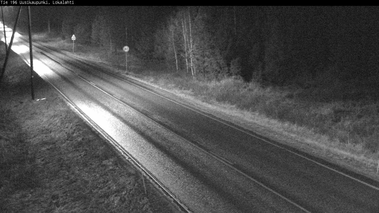 Weather Camera Image Väg 196 Nystad, Lokalax, Uusikaupunki, Varsinais-Suomi