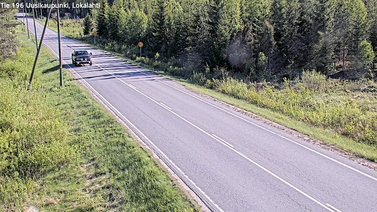 Kelikamerat Kuva Tie 196 Uusikaupunki, Lokalahti, Uusikaupunki, Varsinais-Suomi