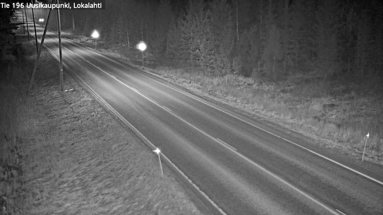 Weather Camera Image Väg 196 Nystad, Lokalax, Uusikaupunki, Varsinais-Suomi