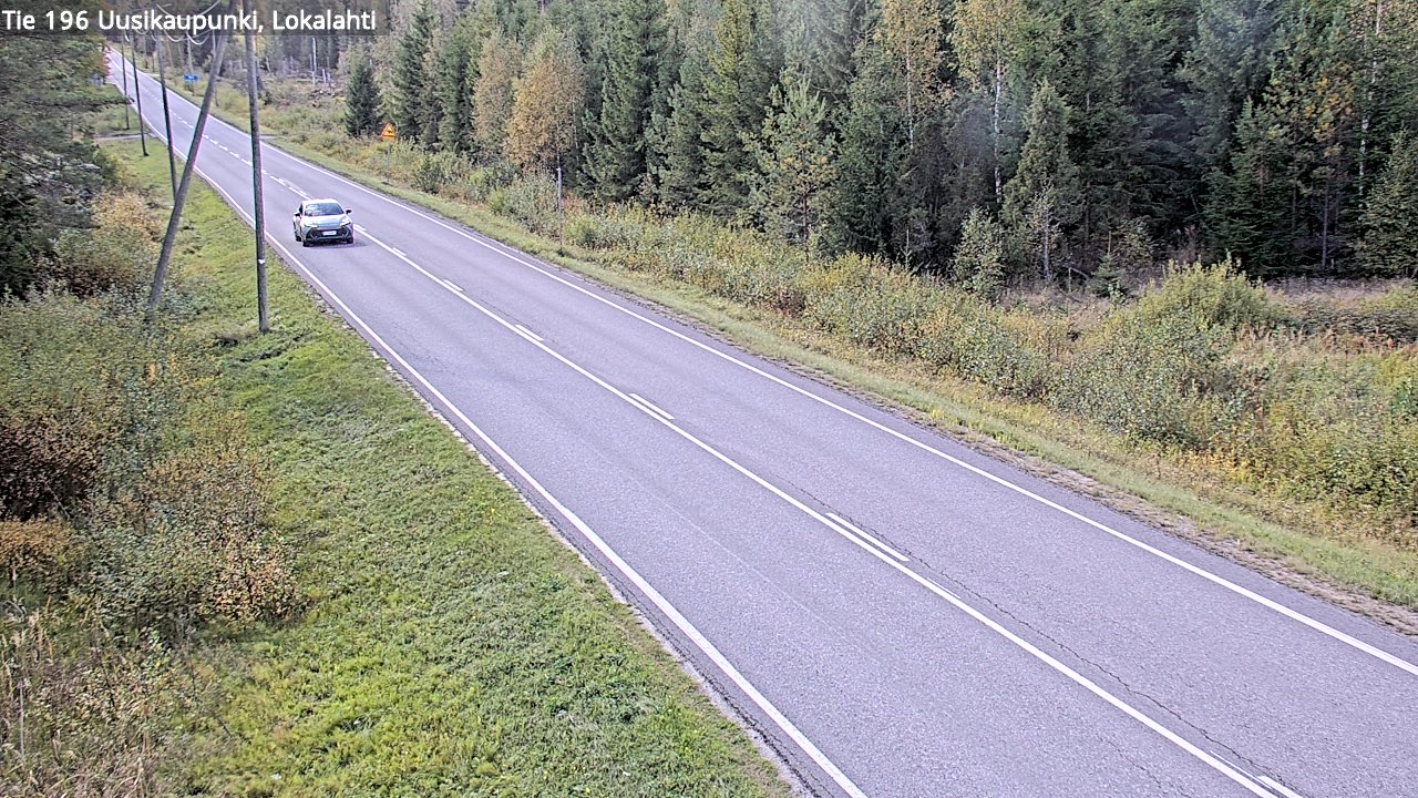 Weather Camera Image Road 196 Uusikaupunki, Lokalahti, Uusikaupunki, Varsinais-Suomi