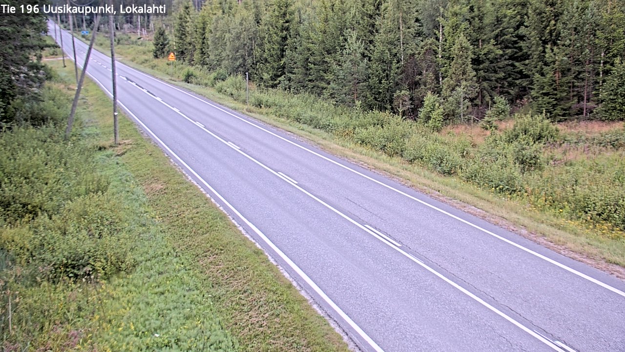Weather Camera Image Road 196 Uusikaupunki, Lokalahti, Uusikaupunki, Varsinais-Suomi