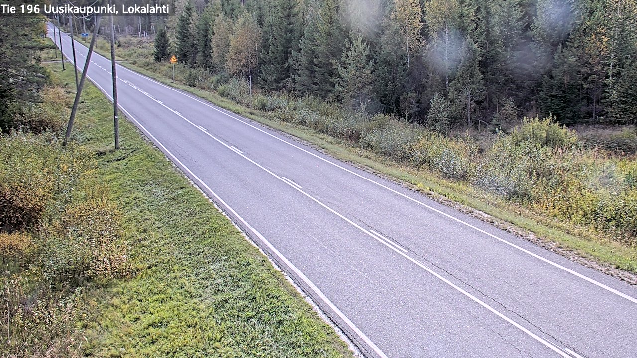 Weather Camera Image Road 196 Uusikaupunki, Lokalahti, Uusikaupunki, Varsinais-Suomi