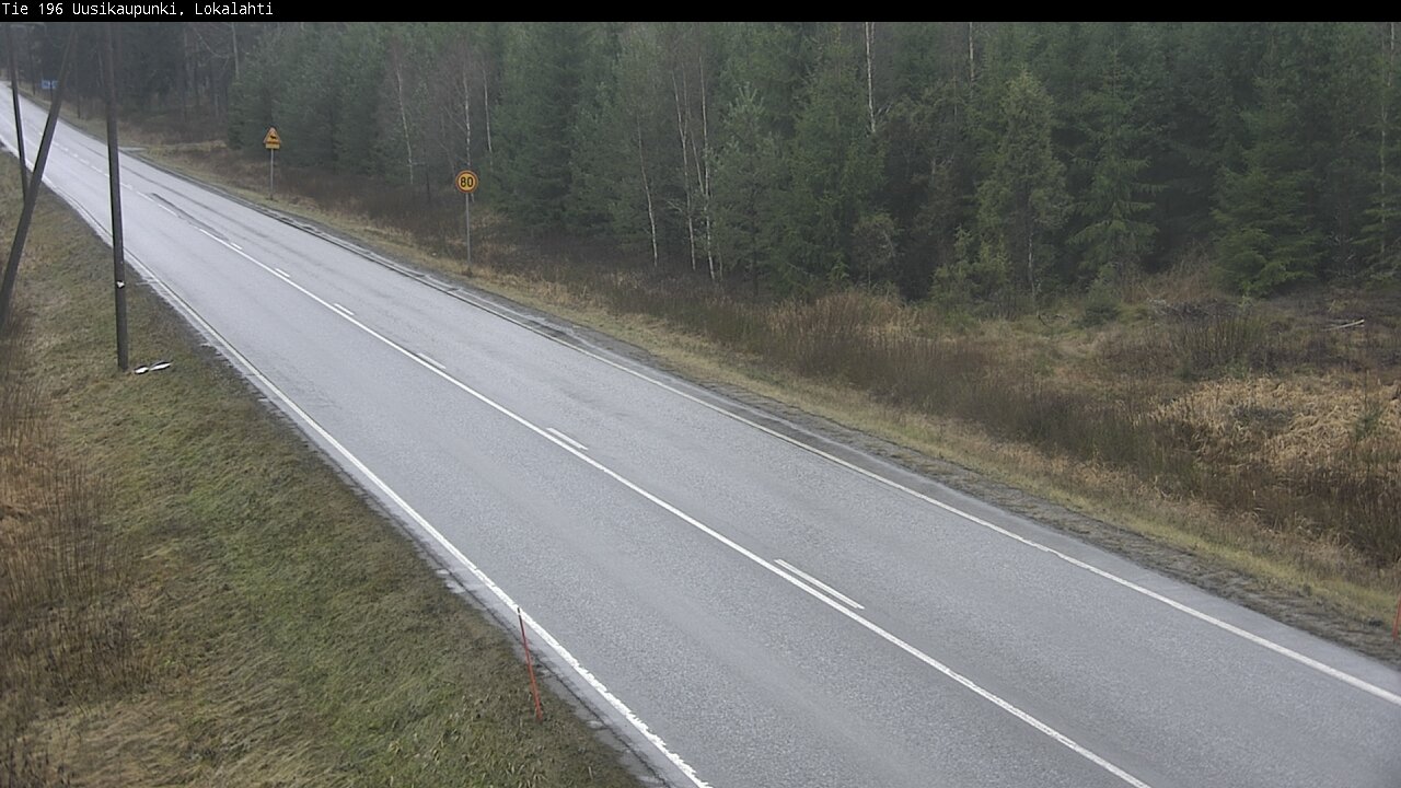 Weather Camera Image Väg 196 Nystad, Lokalax, Uusikaupunki, Varsinais-Suomi