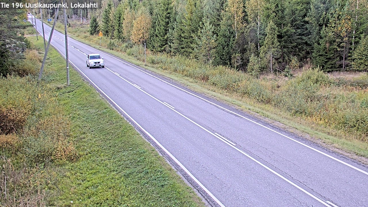 Weather Camera Image Road 196 Uusikaupunki, Lokalahti, Uusikaupunki, Varsinais-Suomi