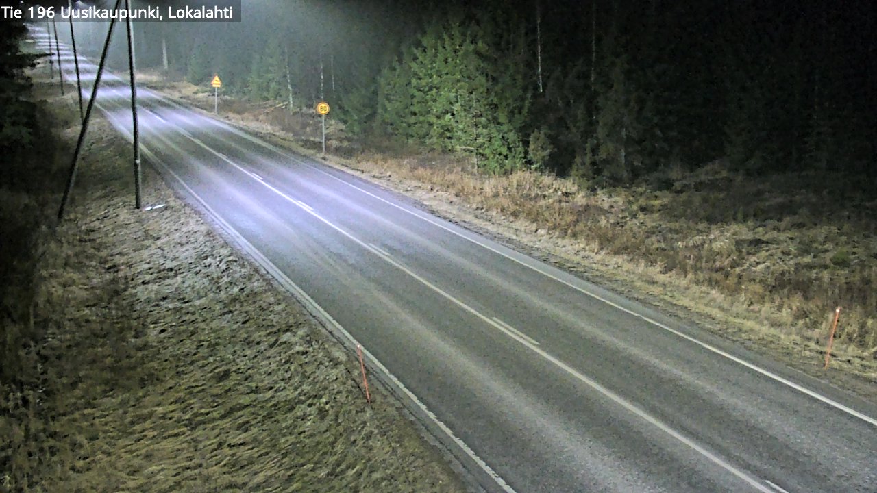 Weather Camera Image Väg 196 Nystad, Lokalax, Uusikaupunki, Varsinais-Suomi