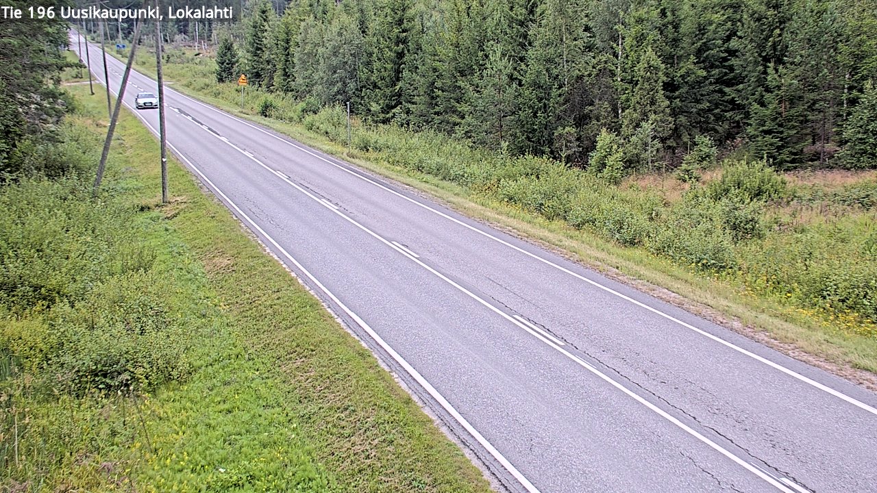 Weather Camera Image Road 196 Uusikaupunki, Lokalahti, Uusikaupunki, Varsinais-Suomi