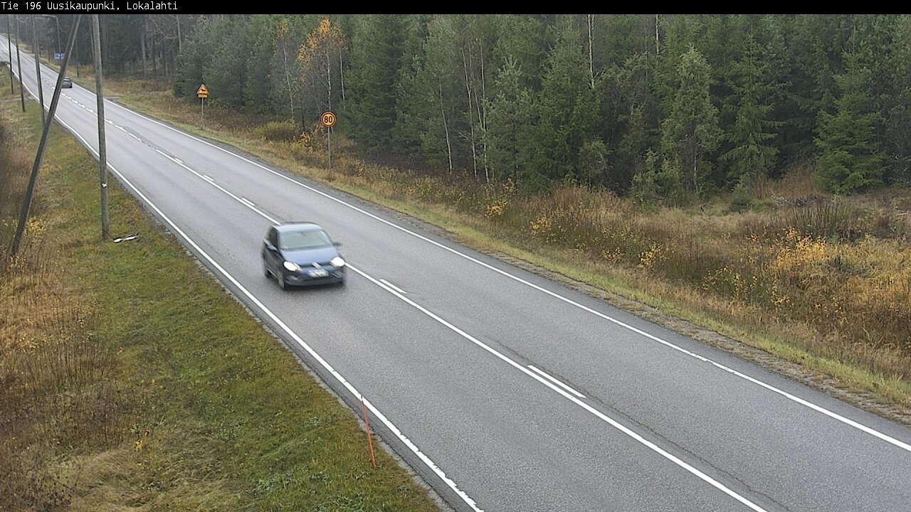 Kelikamerat Kuva Tie 196 Uusikaupunki, Lokalahti, Uusikaupunki, Varsinais-Suomi