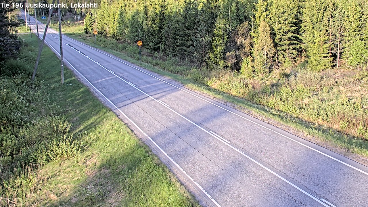 Kelikamerat Kuva Tie 196 Uusikaupunki, Lokalahti, Uusikaupunki, Varsinais-Suomi