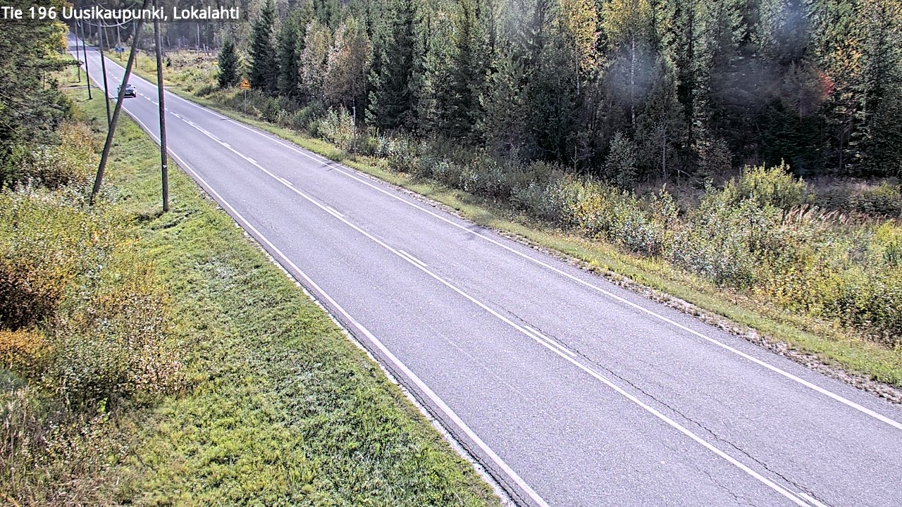 Weather Camera Image Road 196 Uusikaupunki, Lokalahti, Uusikaupunki, Varsinais-Suomi