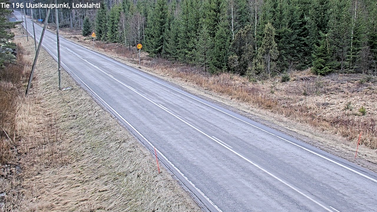 Kelikamerat Kuva Tie 196 Uusikaupunki, Lokalahti, Uusikaupunki, Varsinais-Suomi