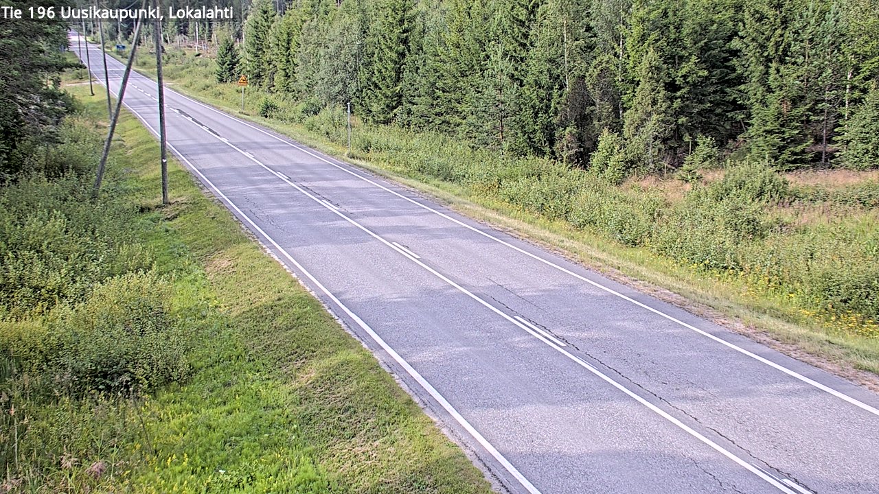 Weather Camera Image Road 196 Uusikaupunki, Lokalahti, Uusikaupunki, Varsinais-Suomi