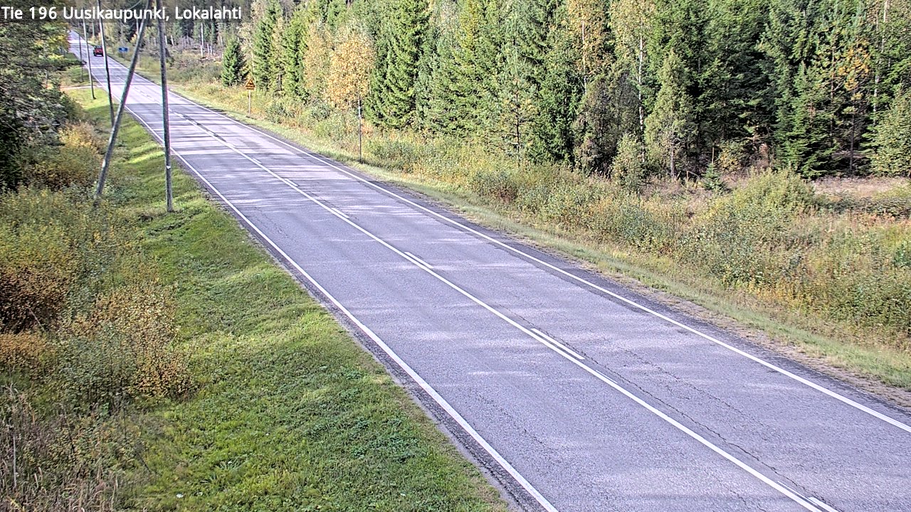 Weather Camera Image Road 196 Uusikaupunki, Lokalahti, Uusikaupunki, Varsinais-Suomi