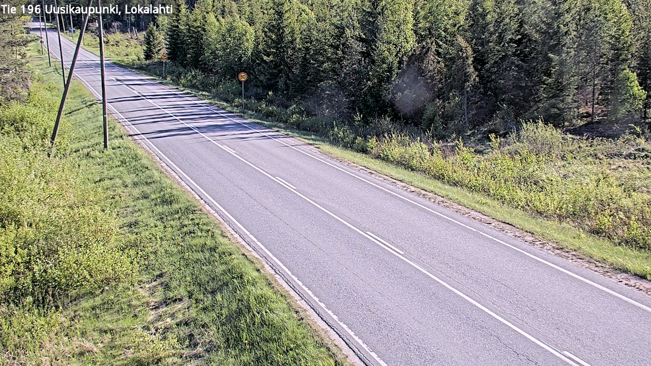 Kelikamerat Kuva Tie 196 Uusikaupunki, Lokalahti, Uusikaupunki, Varsinais-Suomi