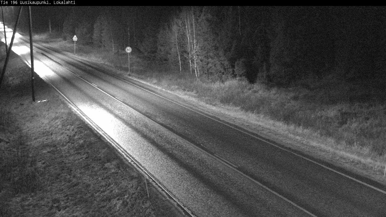 Weather Camera Image Väg 196 Nystad, Lokalax, Uusikaupunki, Varsinais-Suomi