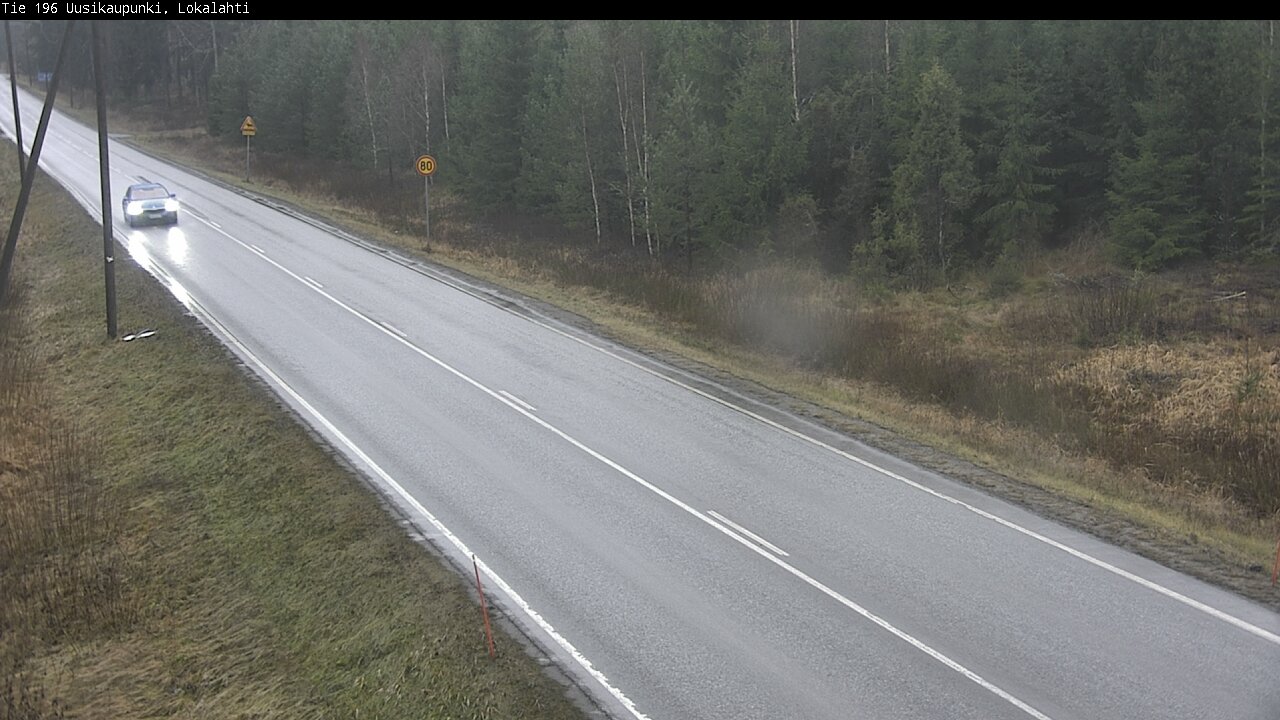 Weather Camera Image Väg 196 Nystad, Lokalax, Uusikaupunki, Varsinais-Suomi