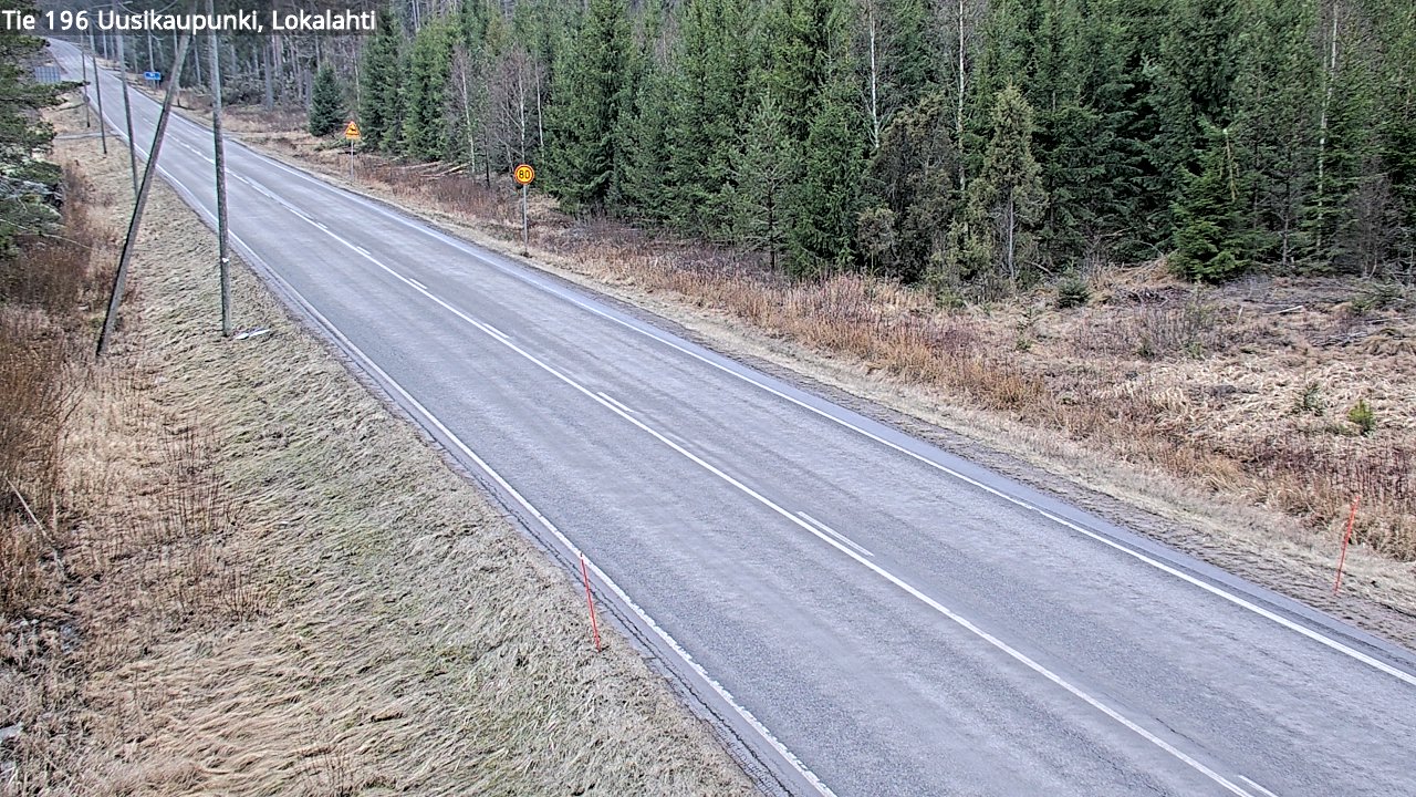 Kelikamerat Kuva Tie 196 Uusikaupunki, Lokalahti, Uusikaupunki, Varsinais-Suomi
