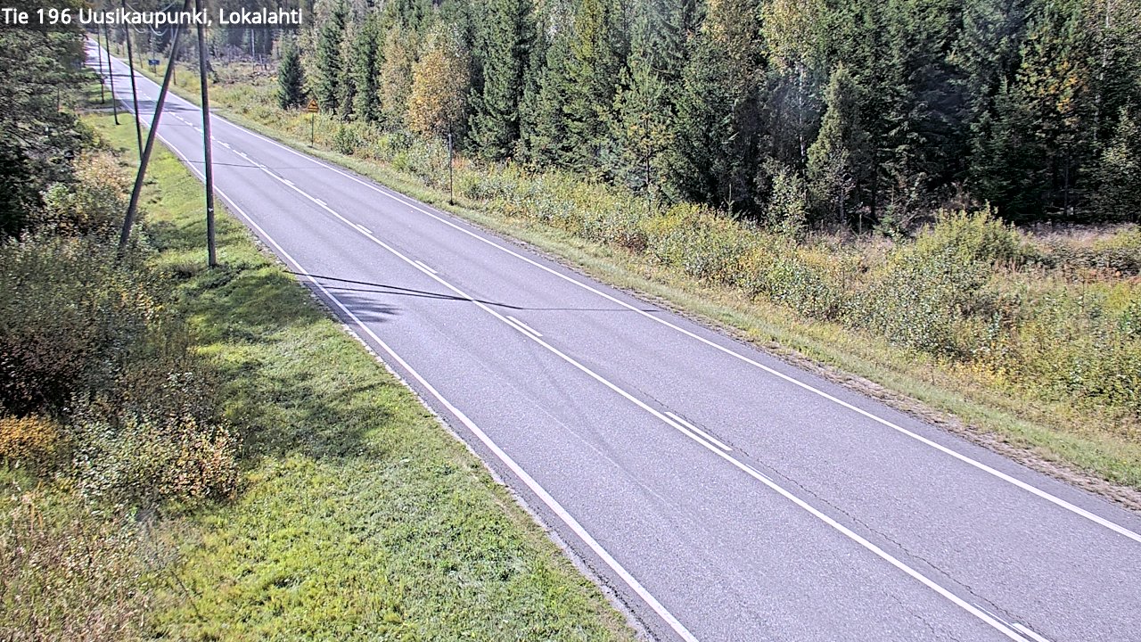 Weather Camera Image Road 196 Uusikaupunki, Lokalahti, Uusikaupunki, Varsinais-Suomi