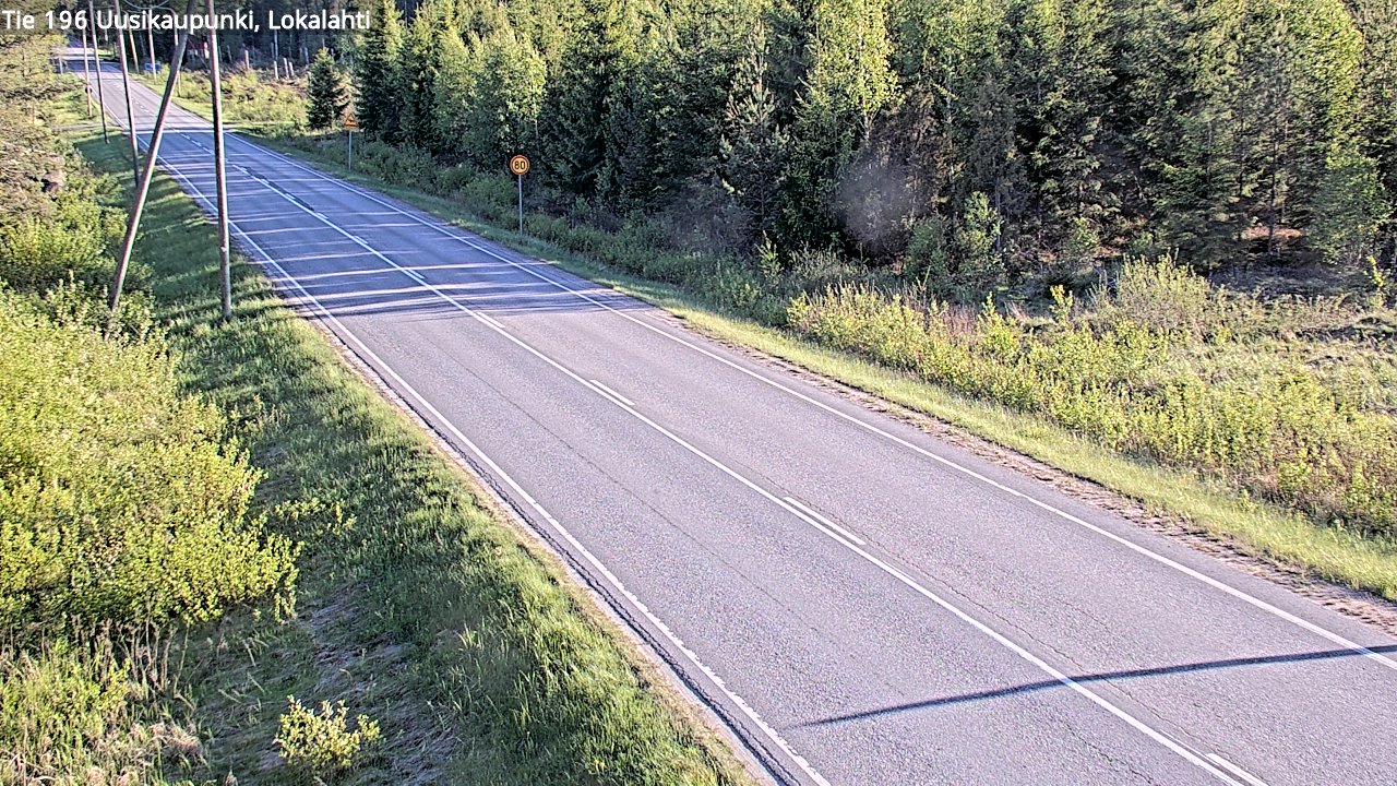 Kelikamerat Kuva Tie 196 Uusikaupunki, Lokalahti, Uusikaupunki, Varsinais-Suomi