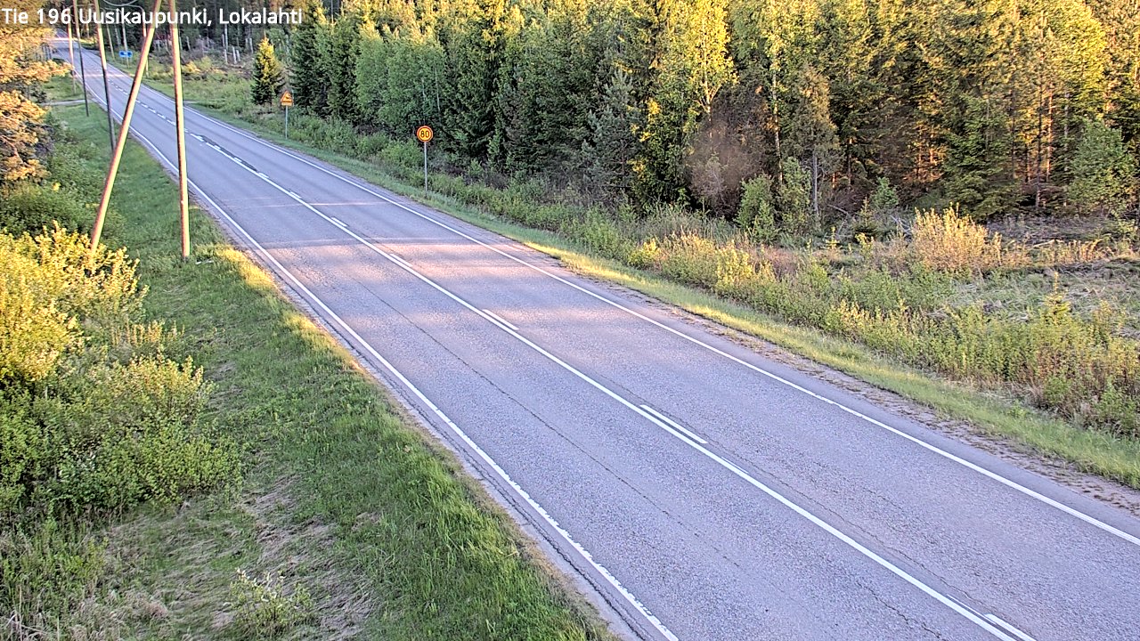 Kelikamerat Kuva Tie 196 Uusikaupunki, Lokalahti, Uusikaupunki, Varsinais-Suomi